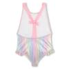 Picture of Billie Blush Girls Metallic Swimsuit With Ruffles - Pink Multi