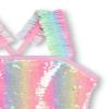Picture of Billie Blush Girls Sequin Swimsuit With Ruffles - Pink Multi