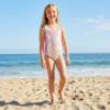Picture of Billie Blush Girls Sequin Swimsuit With Ruffles - Pink Multi