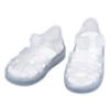 Picture of Igor Star Glitter Jelly Sandal - Cr Transparent White