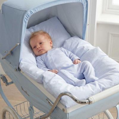 Picture of BOSS Baby Boys Pyjamas Gift Box Set X 3  - Pale Blue White