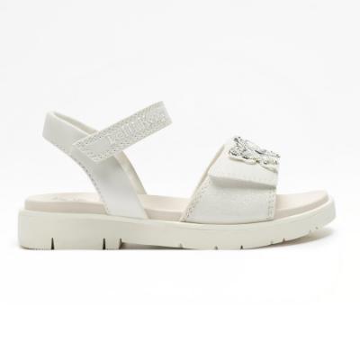 Picture of Lelli Kelly Natalie Sandal With Diamante Butterfly - White