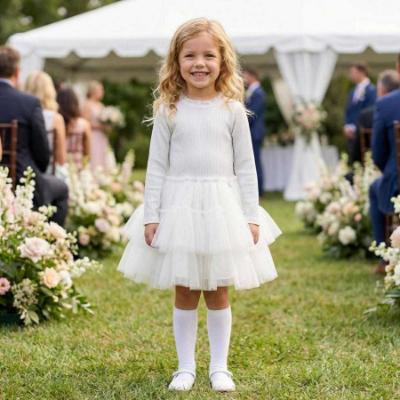 Picture of Jamiks Kids Girls Solka Tulle Dress - Ivory