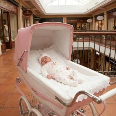 Picture of Jamiks Kids Baby Girls Reese Unicorn Babygrow Hat Swaddle Bib Velour Set X 4 - Ivory Pink