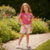 Picture of Mayoral Toddler Girls Summer Top & Fruit Print Shorts Set X 2 - Pink Multi