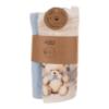 Picture of Jamiks Kids Baby Boys Bubuva Organic Muslin Gift Set X 2 - Pale Blue