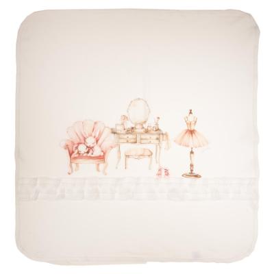 Picture of Jamiks Kids Baby Girls Hanne Organic Muslin Gift Set X 2 - Ivory Pink