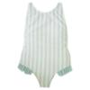 Picture of Meia Pata Girls Stripes Mint St. Maarten  Swimsuit - Mint Green