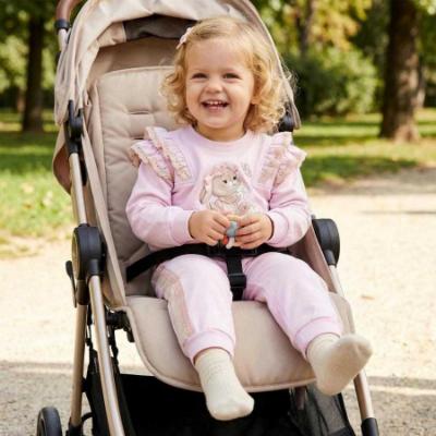 Picture of Monnalisa Bebe Girls Romantic Bunny Tracksuit Set X 2 - Pink