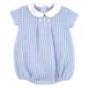 Picture of Rapife Summer Baby Boys Seersucker Romper - Sky Blue