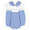 Picture of Rapife Summer Baby Boys Cotton Romper -  White Sky Blue