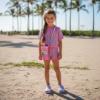 Picture of Billie Blush Girls Wave Knit Top & Shorts Set x 2 - Pink Lilac Multi