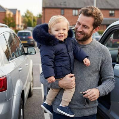 Picture of Bimbalo Baby Boys Hooded Jacket With Detachable Trim - Navy