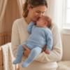 Picture of Rigola Baby Boys Pamper Blue Knitted Top & Legging Set X 2 - Blue