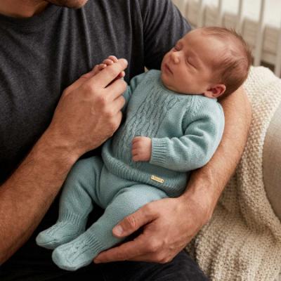 Picture of Rigola Baby Boys Noble Green Knitted Top & Legging Set X 2 - Green