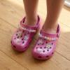 Picture of Lelli Kelly Easy On Melody Decorated Clog Sandal  - Pearlized Fuchsia Multi