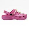 Picture of Lelli Kelly Easy On Melody Decorated Clog Sandal  - Pearlized Fuchsia Multi
