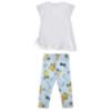 Picture of Monnalisa Girls Tinkerbell Tunic & Legging Set X 2 - White Blue