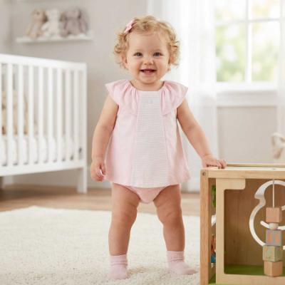 Picture of Tutto Piccolo Summer Girls Dress & Panties Set X 2 - Pink White