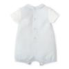 Picture of Tutto Piccolo Summer Boys Ribbed Romper - Pale Blue White