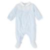 Picture of Tutto Piccolo Summer Baby Boys Gift Box Ribbed Babygrow - Pale Blue White