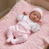 Picture of Tutto Piccolo Summer Baby Girls Gift Box Babygrow - Pale Pink White