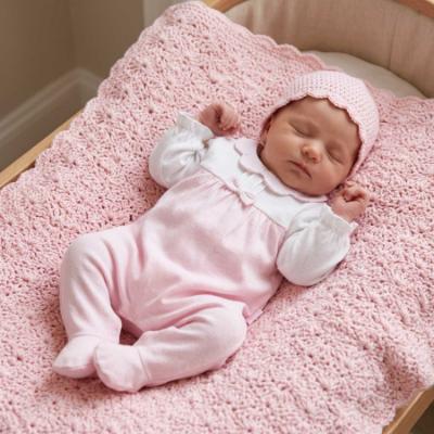 Picture of Tutto Piccolo Summer Baby Girls Gift Box Babygrow - Pale Pink White