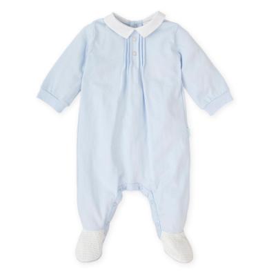 Picture of Tutto Piccolo Summer Baby Boys Gift Box Babygrow - Pale Blue