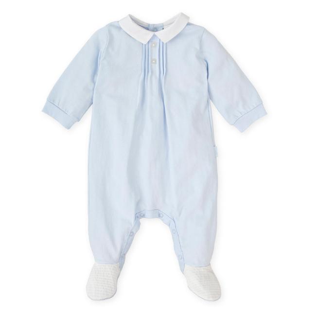 Picture of Tutto Piccolo Summer Baby Boys Gift Box Babygrow - Pale Blue