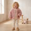 Picture of Mac Ilusion Baby Collection Girls Plume Jacket - Vintage Pink