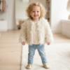 Picture of Mac Ilusion Baby Collection Girls Plume Jacket - Ivory