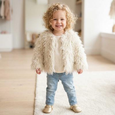 Picture of Mac Ilusion Baby Collection Girls Plume Jacket - Ivory