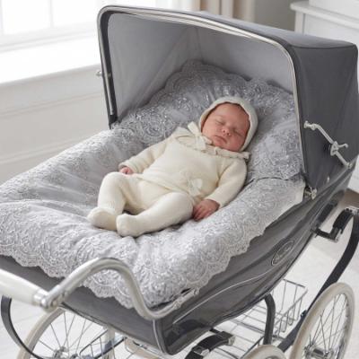 Picture of Mac Ilusion Baby Knitted Collection Girls Sweater Bottoms Bonnet Set X 3 - Ivory Gold