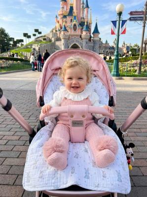 Picture of Mac Ilusion Baby Knitted Collection Seamless Dungarees Blouse Set X 2 - Ivory Vintage Pink