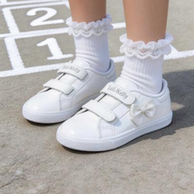 Picture of Lelli Kelly Girls Lily Patent School Pump - White Patent