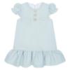 Picture of Deolinda Chic Girls Linda Drop Waisted Dress With Diamante Trims - Pale Blue