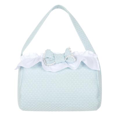 Picture of Deolinda Chic Girls Handbag With Bow - Pale Blue