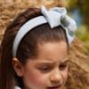 Picture of Deolinda Chic Girls Large Bow Headband - Pale Blue