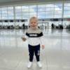 Picture of Bimbalo Boys Hooded Logo Tracksuit Set X 2 - Navy White Beige