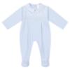 Picture of Deolinda Baby Boys California Smocked Babygrow In Gift Box - Pale Blue