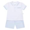 Picture of Deolinda Boys Marshmallow Collection Jersey Shorts Set X 2 - White Pale Blue