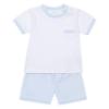 Picture of Deolinda Boys Marshmallow Collection Jersey Shorts Set X 2 - White Pale Blue