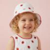 Picture of Deolinda Girls Pavlova Collection Strawberry Print Sunhat - White Red