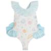 Picture of Meia Pata Girls Seashells Barbados Swimsuit - Pastel Multi