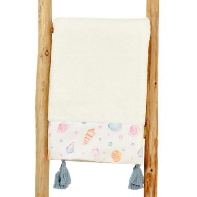 Picture of Meia Pata Seashells Beach Towel - Pastel Multi