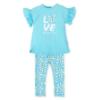 Picture of Agatha Ruiz De La Prada Collection Girls Daisies T-Shirt & Legging Set X 2 - Turquoise Blue
