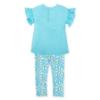 Picture of Agatha Ruiz De La Prada Collection Girls Daisies T-Shirt & Legging Set X 2 - Turquoise Blue