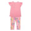 Picture of Agatha Ruiz De La Prada Collection Girls Dots T-Shirt & Legging Set X 2 - Pink Multi