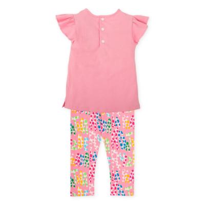 Picture of Agatha Ruiz De La Prada Collection Girls Dots T-Shirt & Legging Set X 2 - Pink Multi