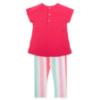 Picture of Agatha Ruiz De La Prada Collection Girls ZigZag T-Shirt & Legging Set X 2 - Fuchsia Multi